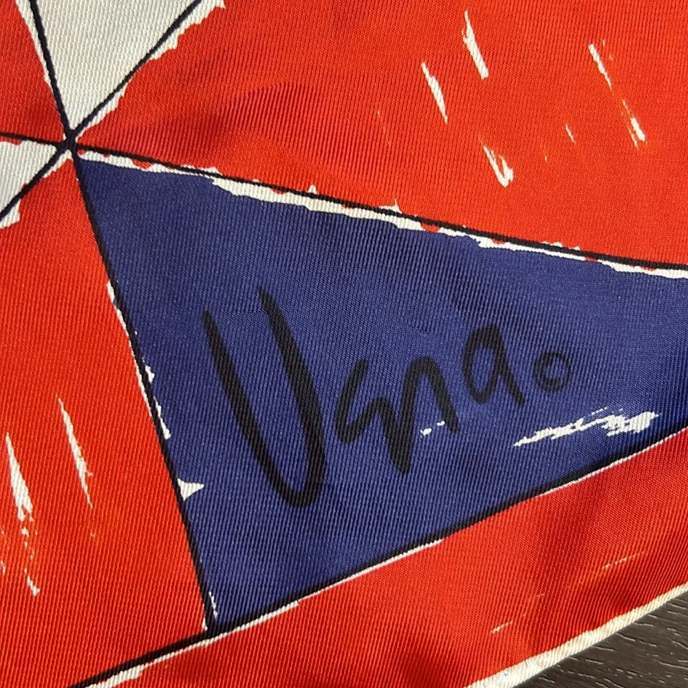 Vintage Red White & Blue Patriotic Scarf